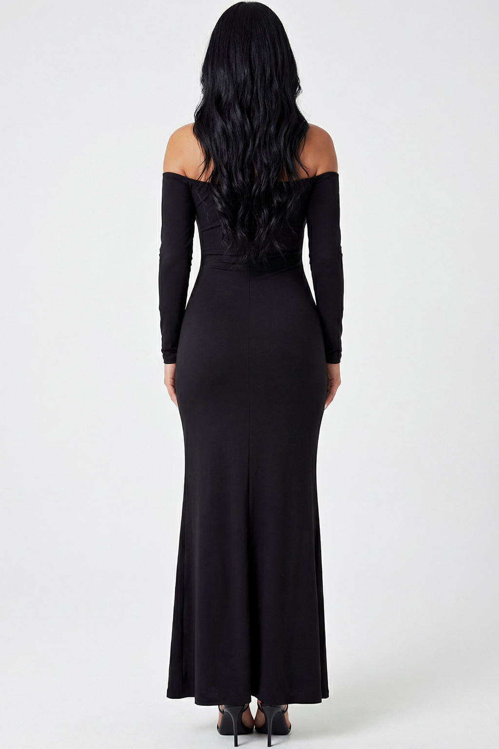 Sleek Off-Shoulder Dress