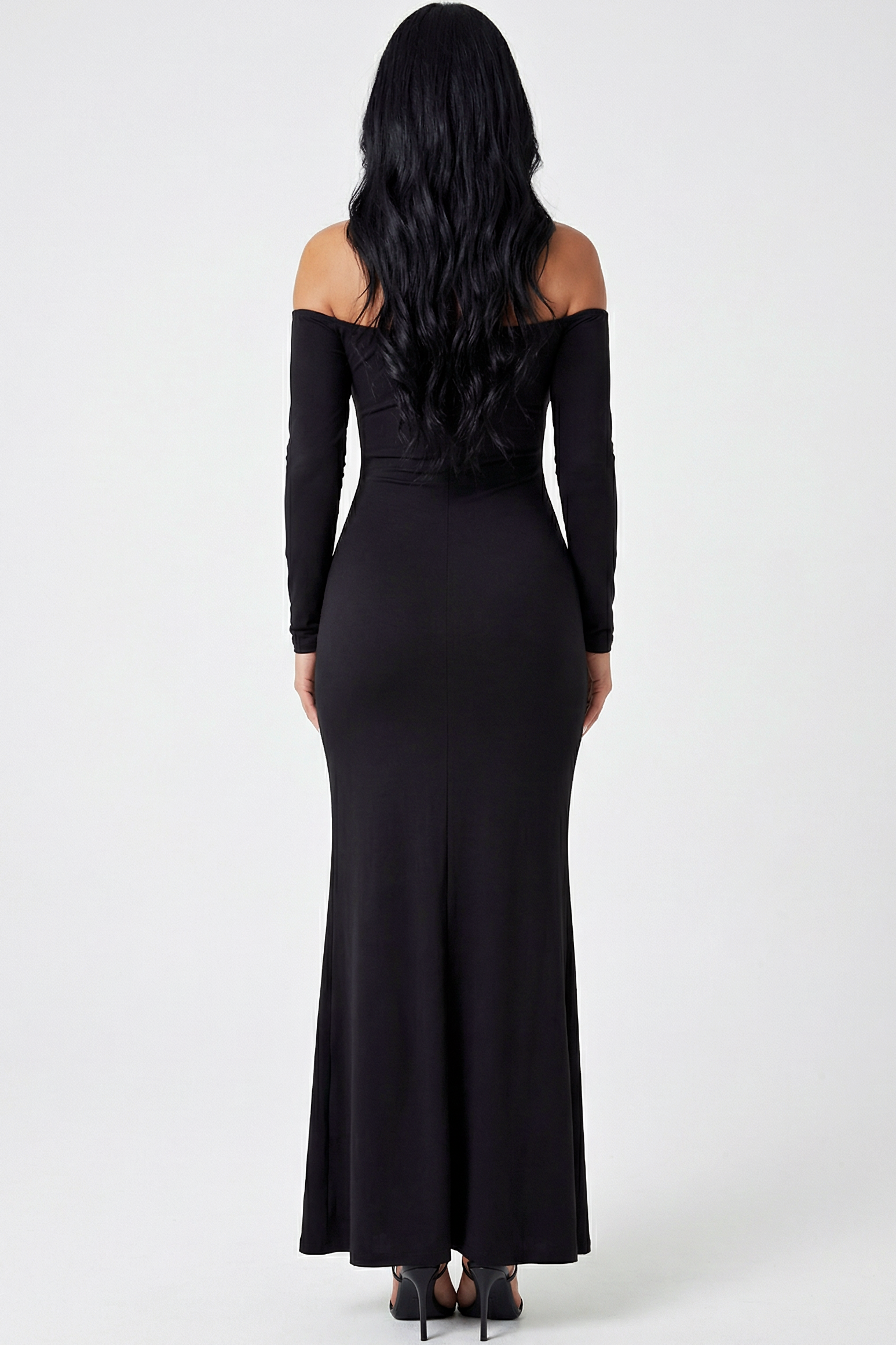 Sleek Off-Shoulder Dress