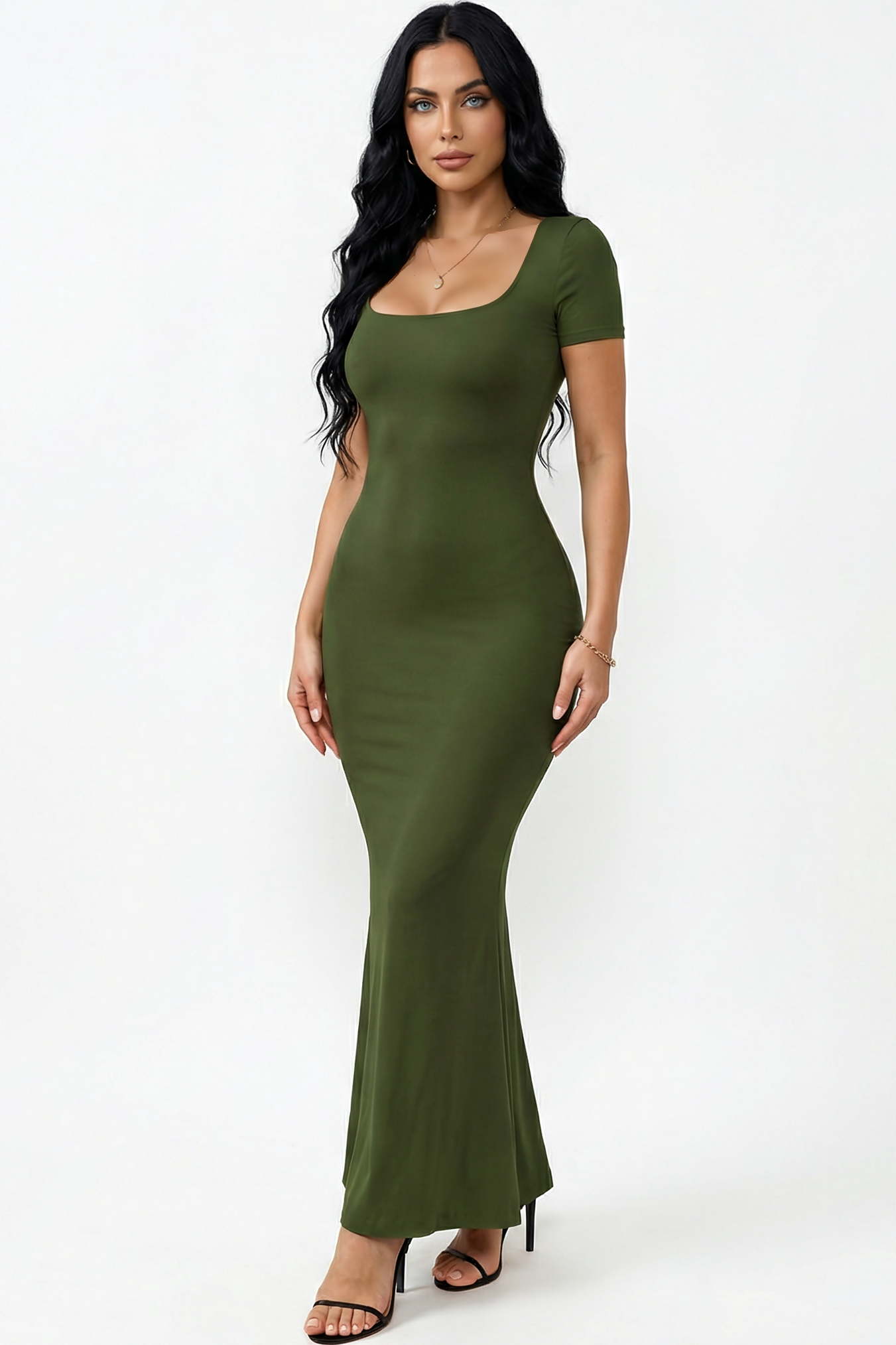 Noir Embrace Maxi Dress