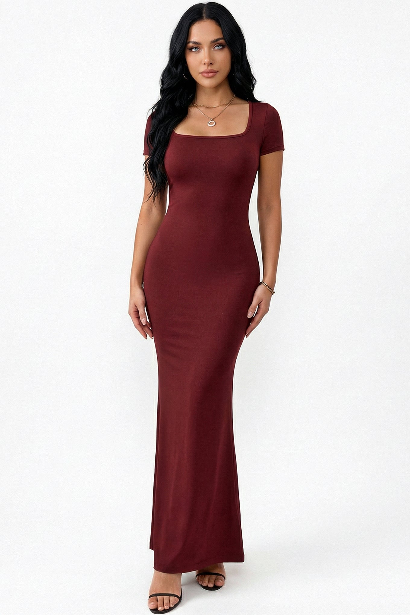 Noir Embrace Maxi Dress