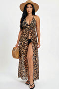 Cheetah Print Maxi Cover-Up