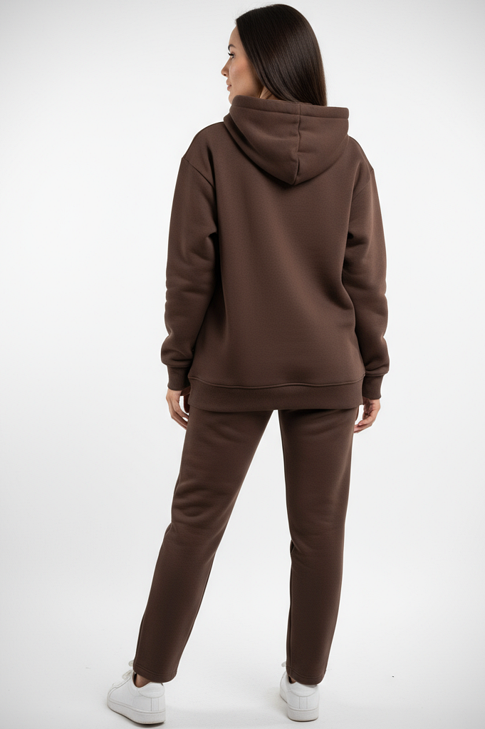 Hoodie + Straight Leg Sweat Pants Sets
