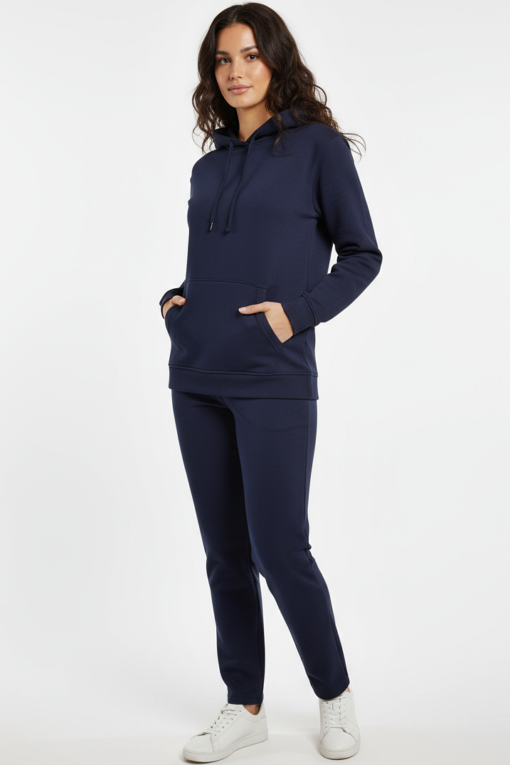 Hoodie + Straight Leg Sweat Pants Sets