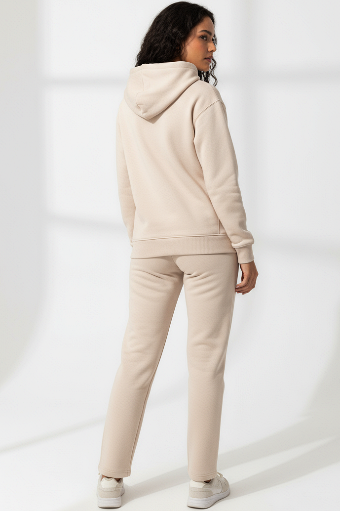 Hoodie + Straight Leg Sweat Pants Sets