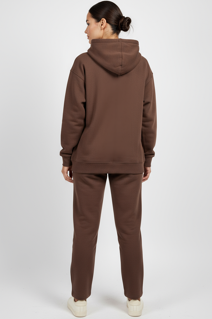 Hoodie + Straight Leg Sweat Pants Sets