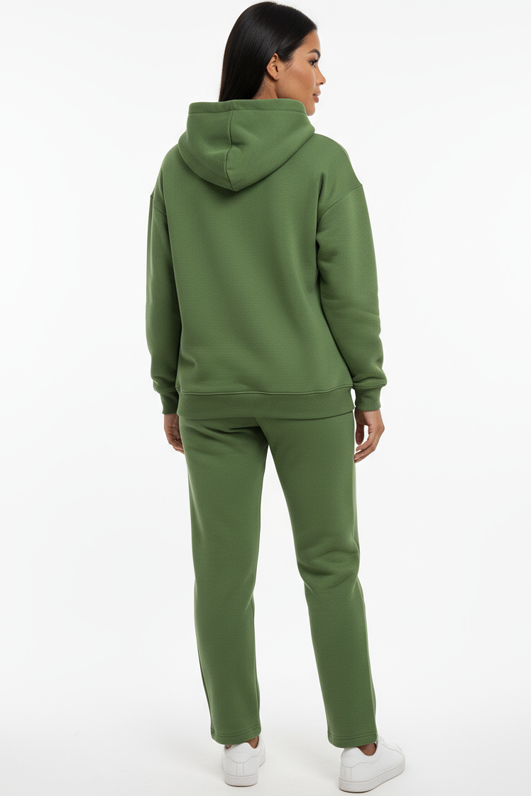 Hoodie + Straight Leg Sweat Pants Sets