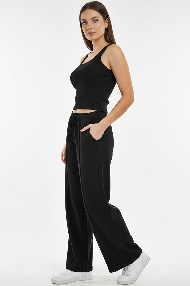 Light Weight Wide Leg Pants