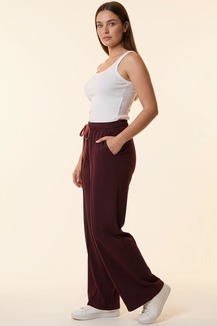 Light Weight Wide Leg Pants