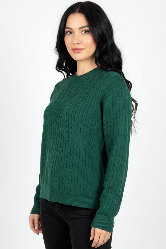 Soft Knit Cropped Sweater