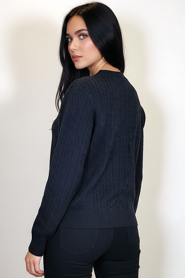 Soft Knit Cropped Sweater