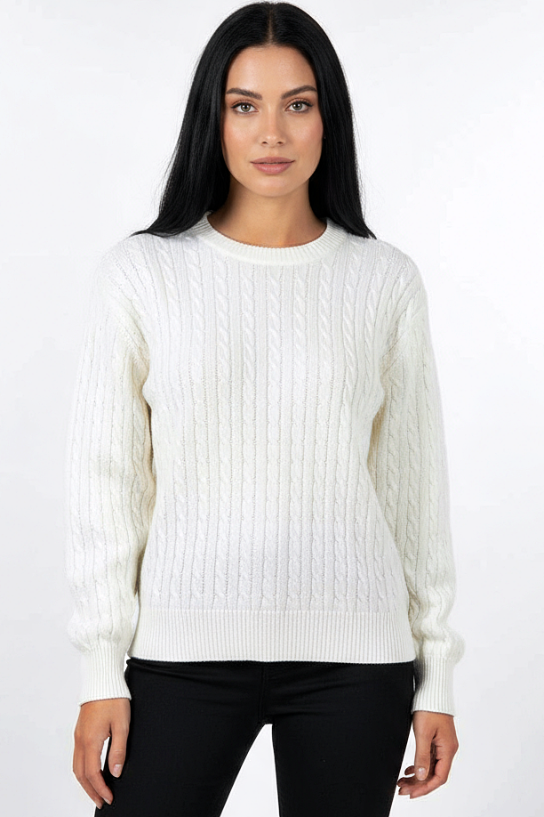 Soft Knit Cropped Sweater