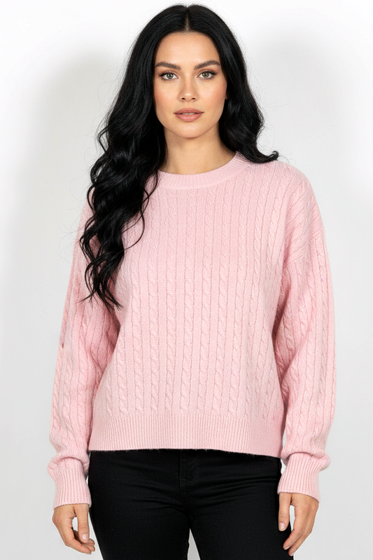 Soft Knit Cropped Sweater