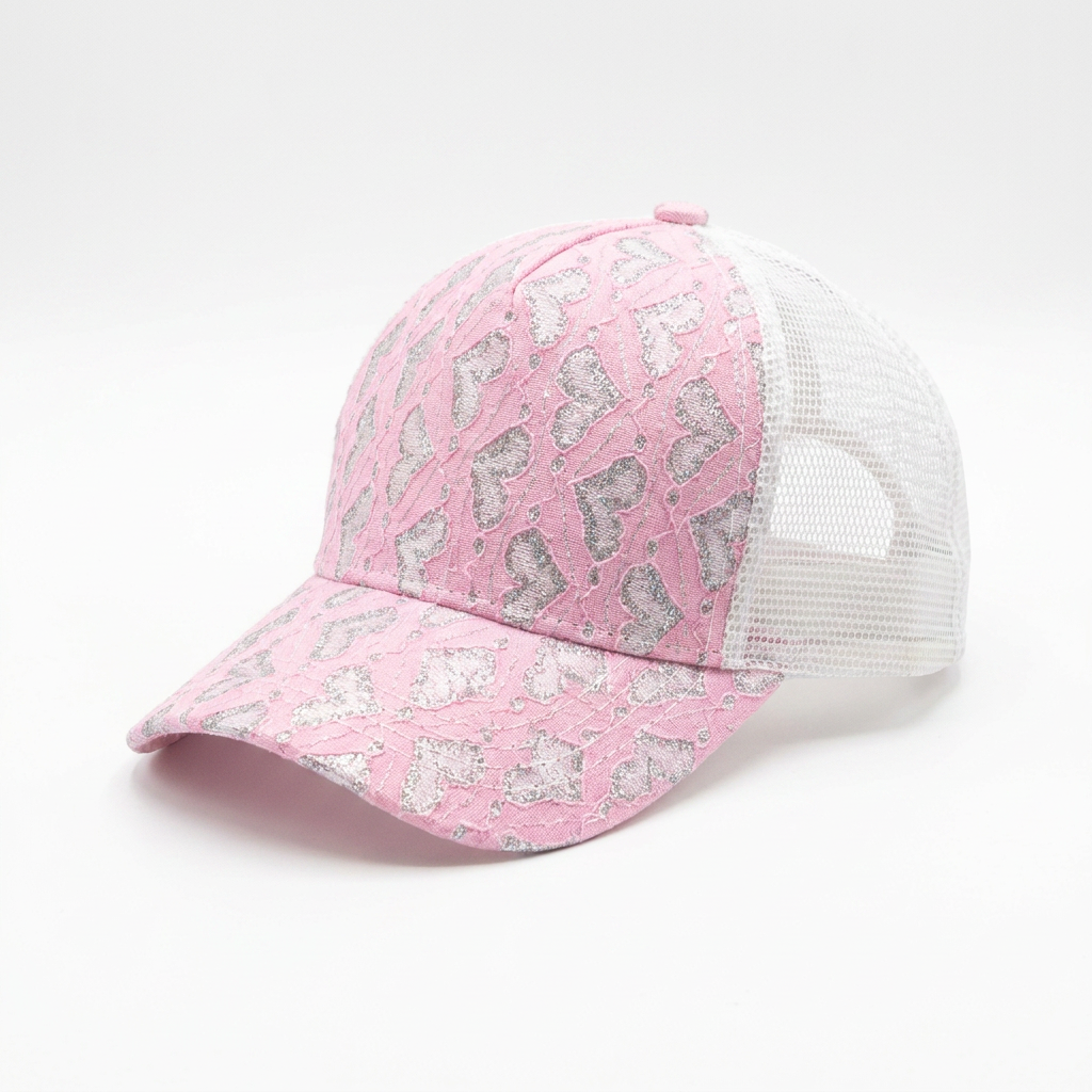 Sparkle Cap - Hot Pink