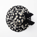 Daisy Sun Hat - Black