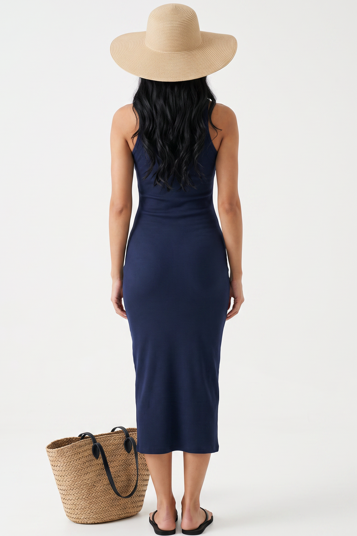 Ribbed Cotton Dress