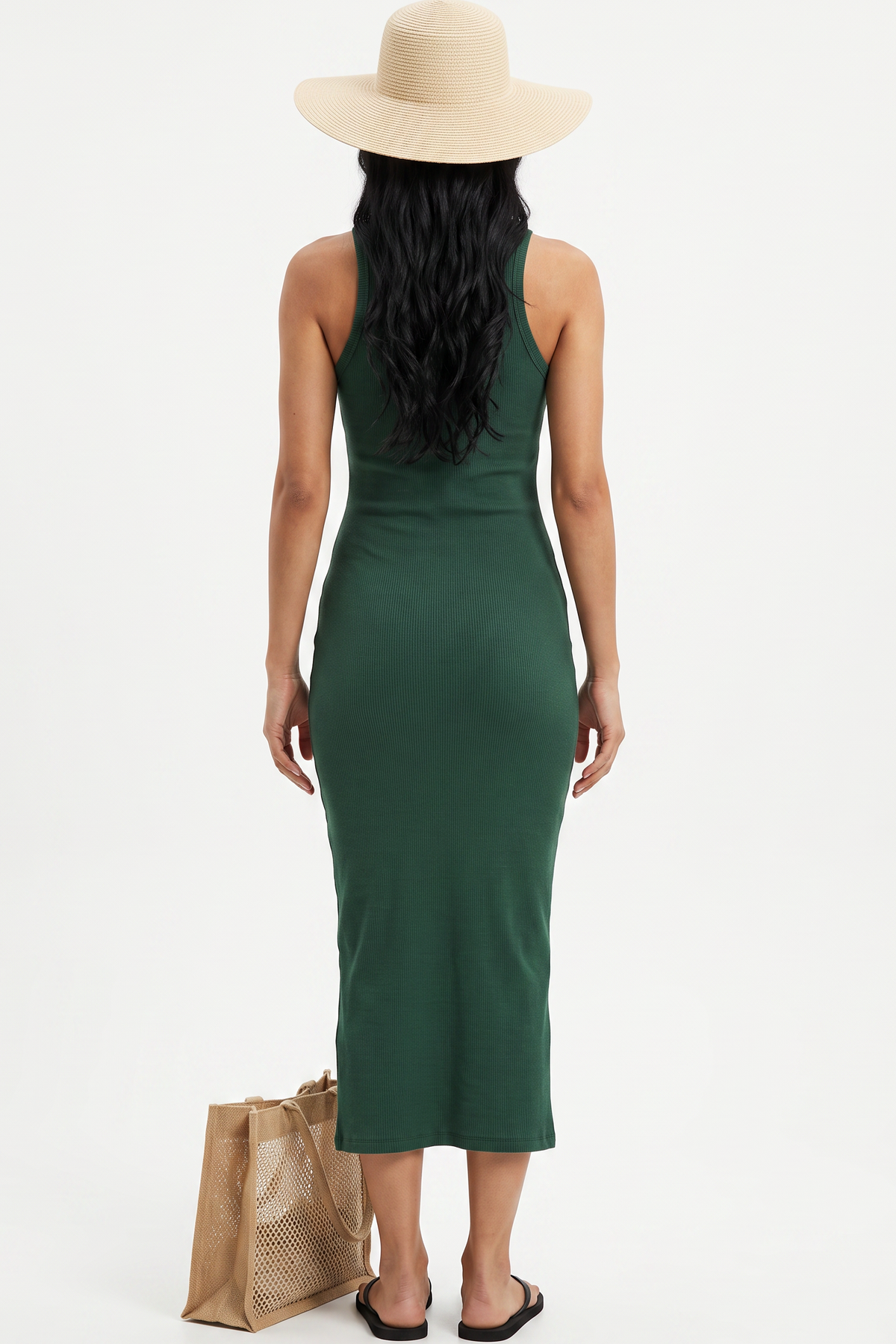 Ribbed Cotton Dress