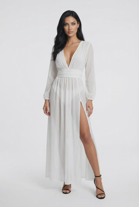 Linen Maxi Dress