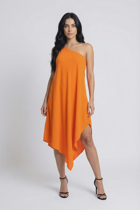 Asymmetrical Wrap Dress