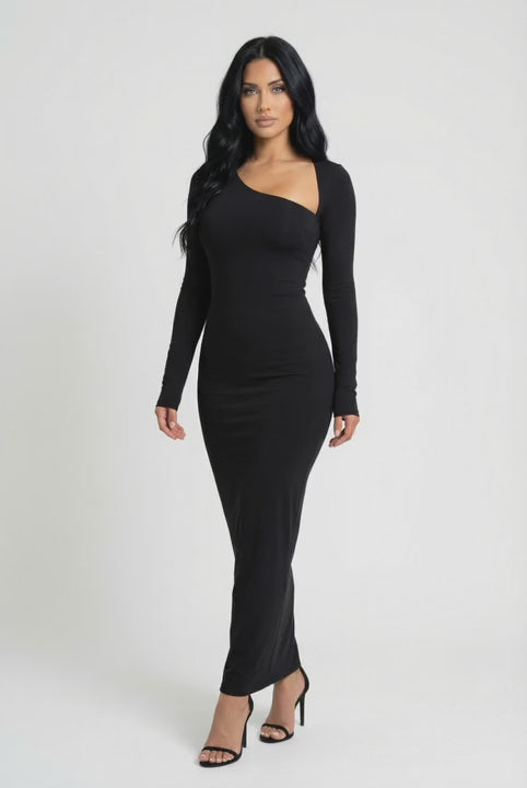 Drop Neck Luxe Dress