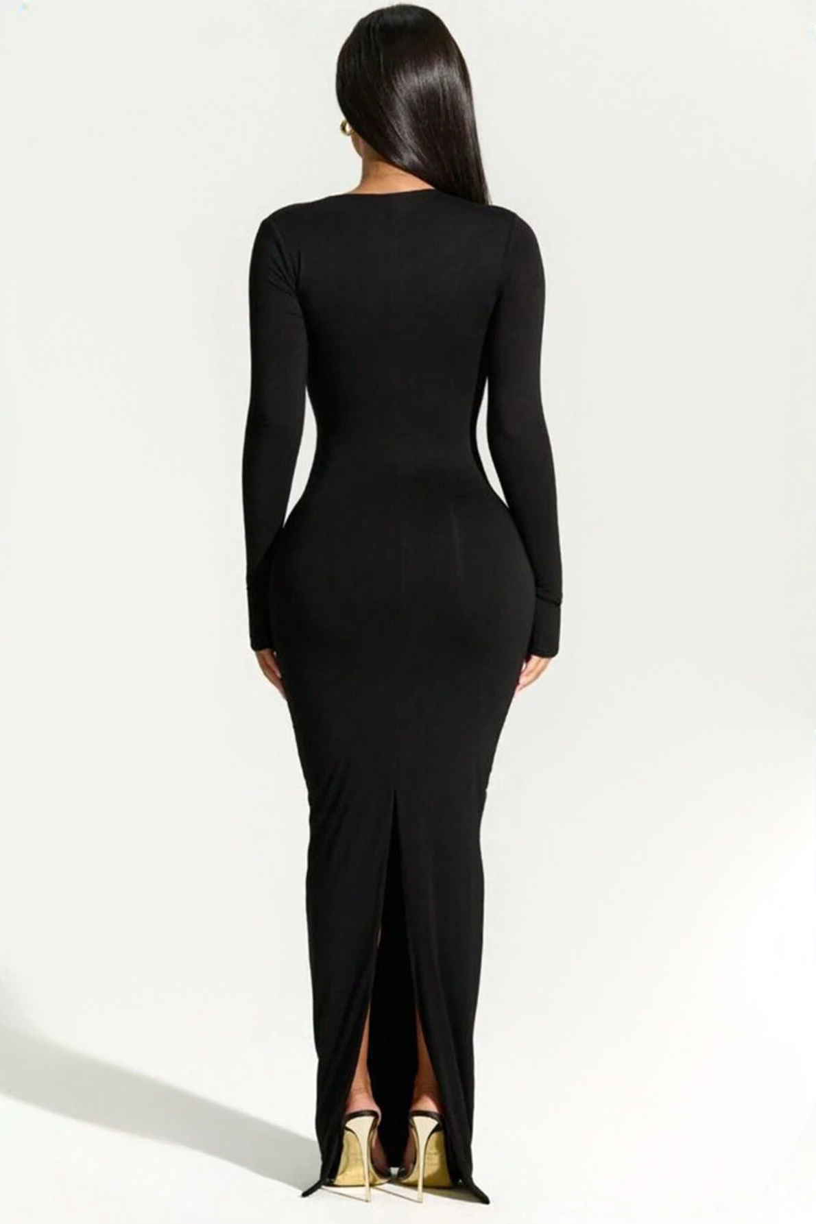 Drop Neck Luxe Dress